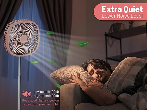 portable folding fan portable floor fan rechargeable standing fan foldable travel fan