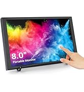 ELECROW 8 Inch Touchscreen Monitor Portable Screen HDMI-Compatible LCD Display 1280x800 Compatibl...