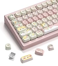 dagaladoo Retro keycaps Japanese Style Double Shot PBT Keycaps Set dye Sublimation Custom Key caps 1...