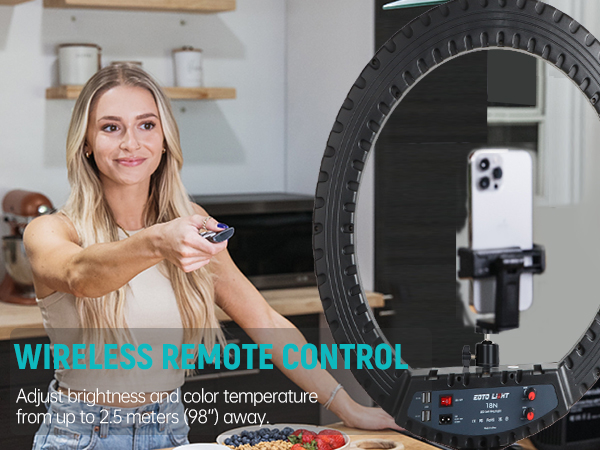 LED Ring Light with remote control