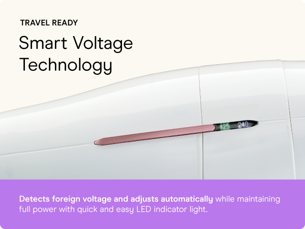 Conair small, mini, and compact hair dryer for travel. Handle folds for easy storage.