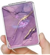 dcdcee Pocket Mirror, Small Travel Mirror with Magnification, Portable Double-Sided Magnifying Co...