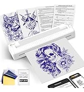 TATOPRT Milestone M9 Professional Tattoo Stencil Printer, Upgraded 2-in-1 Wireless Bluetooth Port...