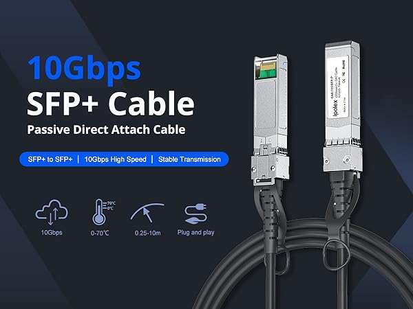 sfp+ dac cable dac twinax cable sfp direct attach sfp dac 10gb dac 10g sfp+ cable uacc-dac-sfp10