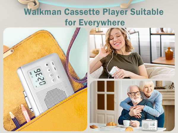 portable cassette player