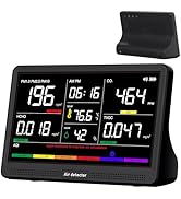 bonoch 16 in 1 Air Quality Monitor Indoor 7" Display 9 AQI+7 Alerts, CO2 Monitor Air Quality Test...