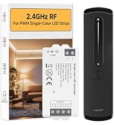BTF-LIGHTING RC07RFB &amp; C01RF RF 2.4GHz Wireless Tuya Controller Kit Magnetic Wall-Mounted, Dim Br...