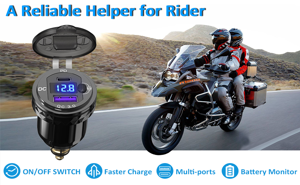 bmw motorcycle power adapter