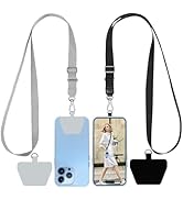 SHANSHUI Phone Lanyard, 2 Pack Phone Lanyard Strap 2X Durable Tether Tab Universal Nylon Phone Ne...