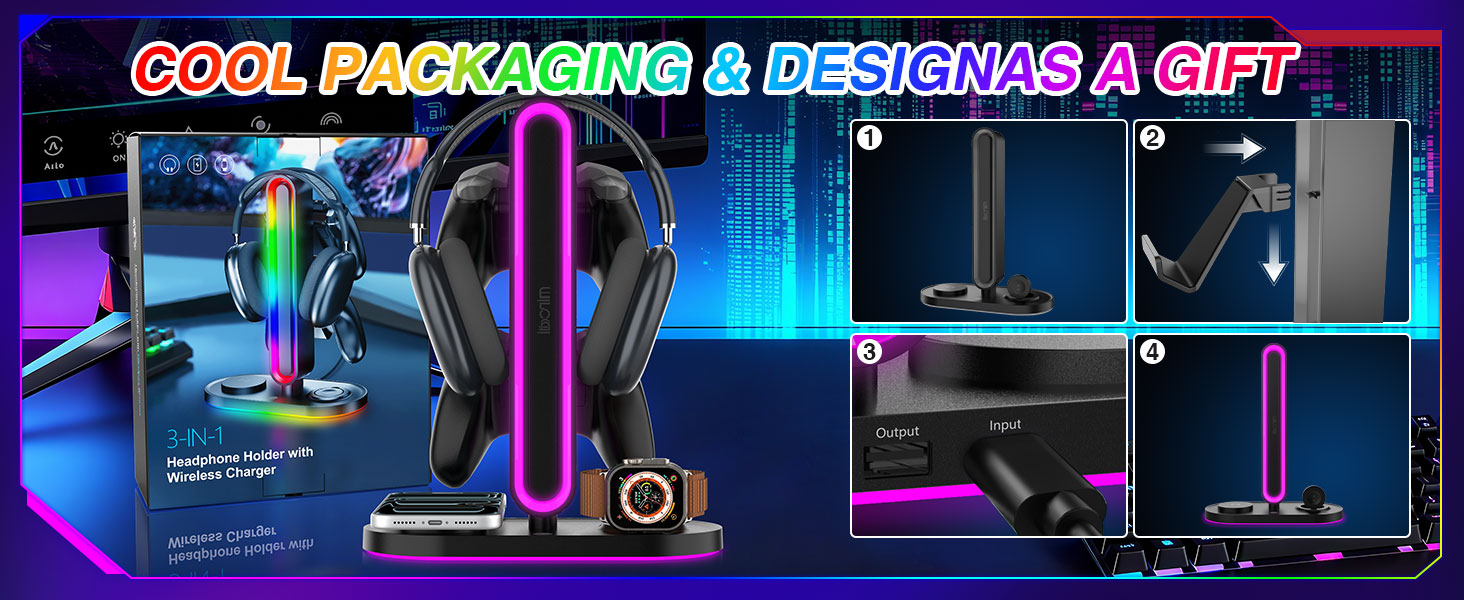 Headphone Stand Controller Holder Gaming Gift