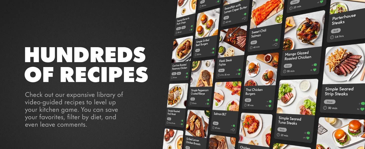 Hundreds of recipes
