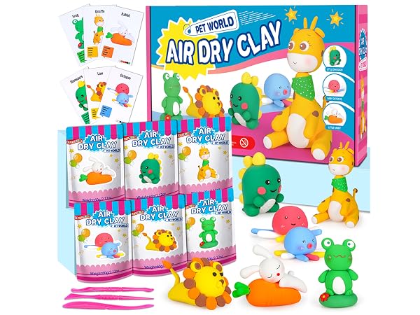 Animal Modeling Clay Kit