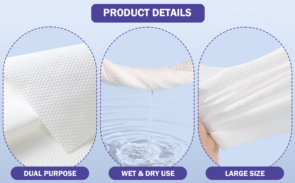 Disposable face towel