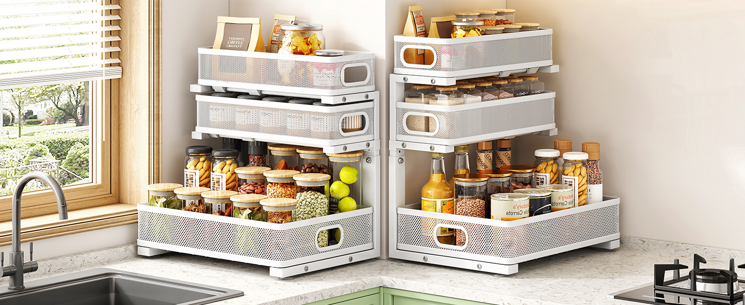 3-Tier Pull Out Under Sink Organizer