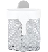 Nuby Mesh Toy Caddy - Bath Toy Storage Organizer with Detachable Suction Hanger - Handle for Easy...
