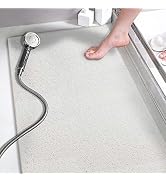 Shower Mats Non Slip, 15.7×36 Inch, Bath Mat for Shower, Loofah Mats for Shower and Bathroom, Qui...