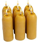 UCO 12-Hour Natural Beeswax Long-Burning Candles for UCO Candle Lanterns and Emergency Preparedne...