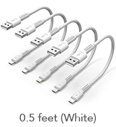 0.5ft lightning cable