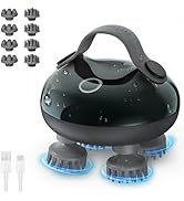 arboleaf Scalp Massager Electric, Portable Head Massager Scalp Stress Relax, Waterproof 6 in 1 Ha...