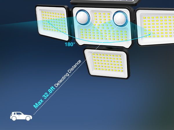 triple head flood light solar lights outdoor outdoor solar light for home solar outdoor lights