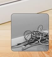 56.7in Cord Hider Wall, Cord Covers for 1-2 Wires on Wall, Self-Adhesive Cable Hider Wire Covers ...