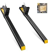 VEVOR Pallet Forks, 4000 lbs Clamp on Pallet Forks, 60" Total Length Heavy Duty Pallet Forks, Tra...