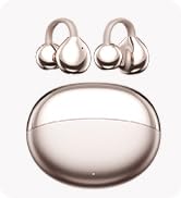 Clip On Wireless Earbuds for Women, 60H Battery, Ultra Lightweight Open Ear Design, IPX5 Waterpro...