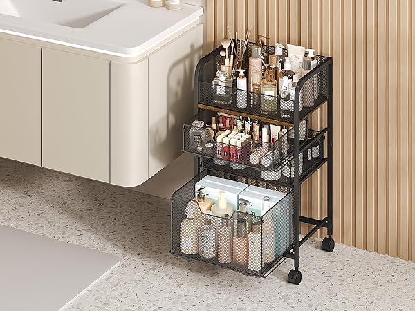 makeup organizer and storage