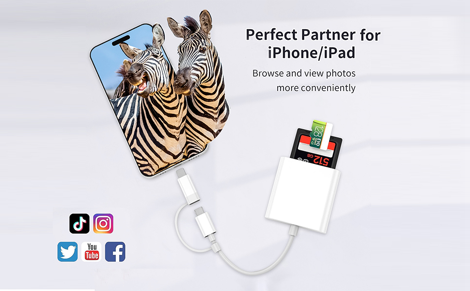 SD Card Reader for iPhone