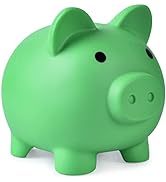 Large Piggy Bank, Unbreakable Plastic Money Bank, Coin Bank for Girls and Boys, Large Size Piggy ...
