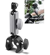 Clamp Camera Mount with 360° Ball Head Magic Arm,Sporting Cameras Holder Accessories Compatible w...