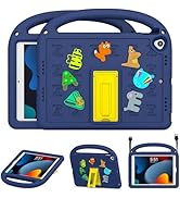 AGROMI Kids Case for iPad 9th/8th/7th Generation 10.2 Inch 2021/2020/2019, with Built-in Anti-Sli...