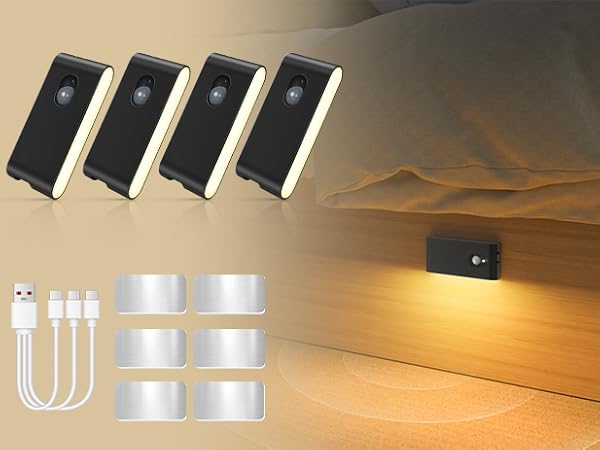 rechargeable night light motion sensor
