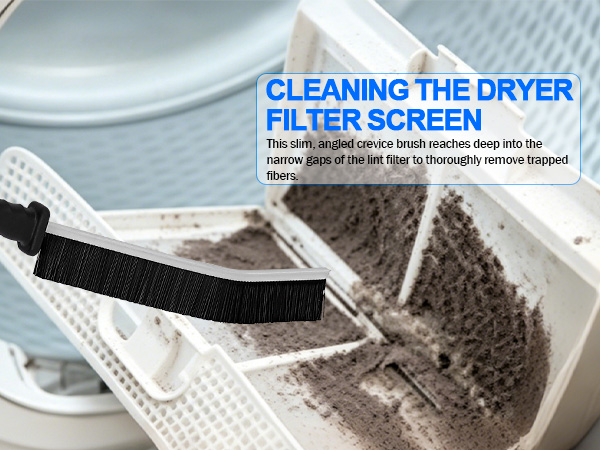 Dryer Vent Cleaner Kit, Vacuum Hose &amp;amp; Brush for Vacuum Hose
