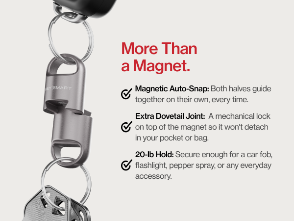 magnetic keychain key holder