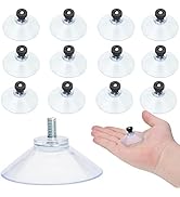AccEncyc Suction Cup 40 mm Glass Suction Pads Clear PVC Sucker Pads Suction Holder Without Hooks ...