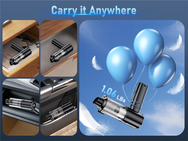 Compact yet powerful, Carry it anywhere