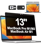 Magnetic Privacy Screen for MacBook Pro 13 Inch(2016-2022, M1, M2), Anti Glare Blue Light Filter ...