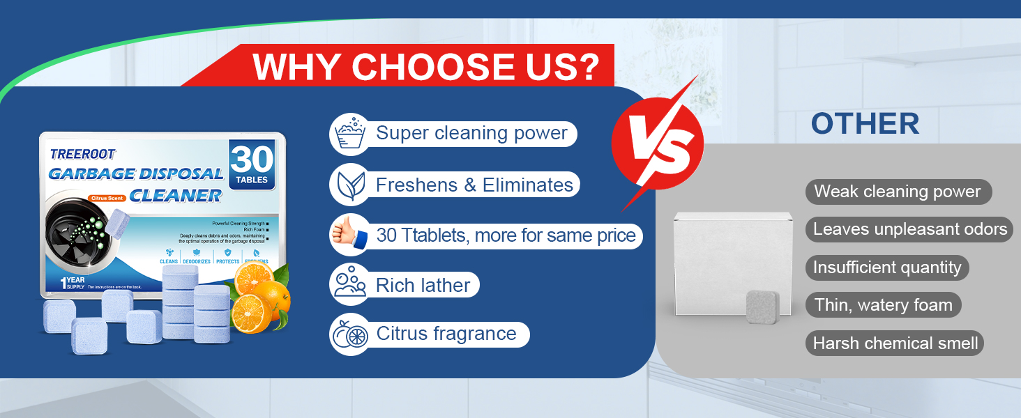 Garbage Disposal Cleaner Tablets