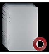 Large Press On Nails Book Insert Pages Clear Insert Pages Press On Nail Storage Book for Fake Nai...