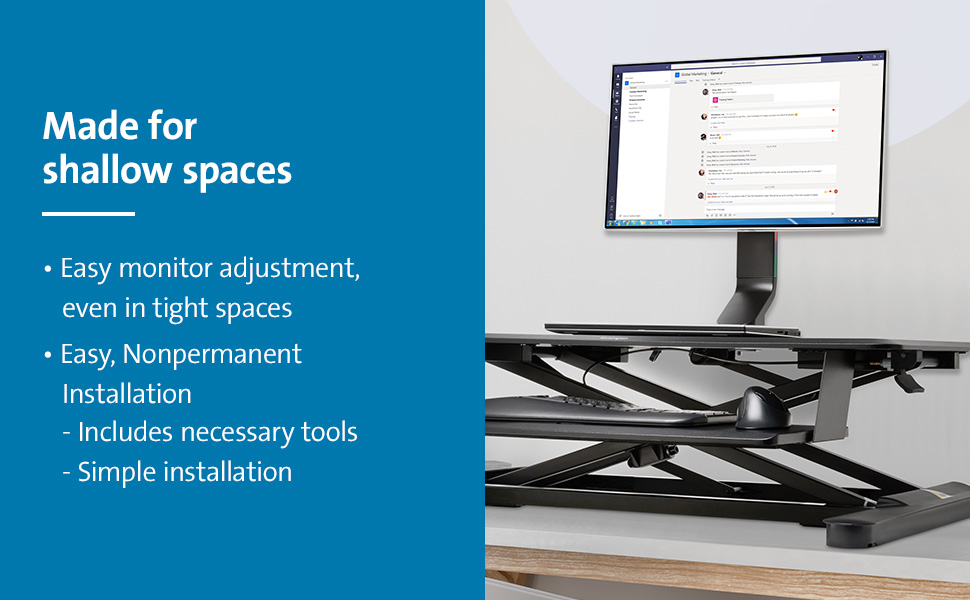 SmartFit Space-Saving Single Monitor Arm