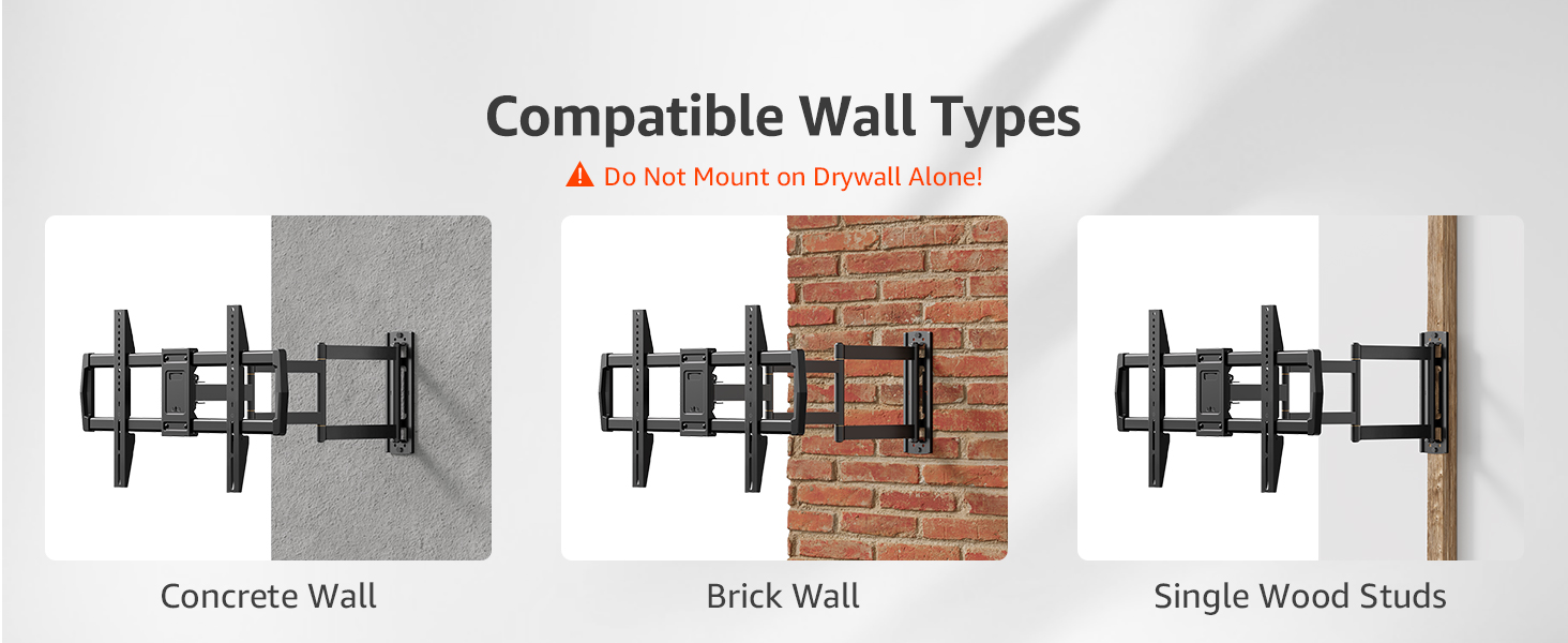 long arm tv wall mount