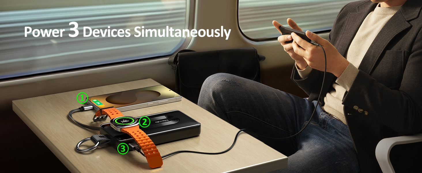 portable charger built in cable