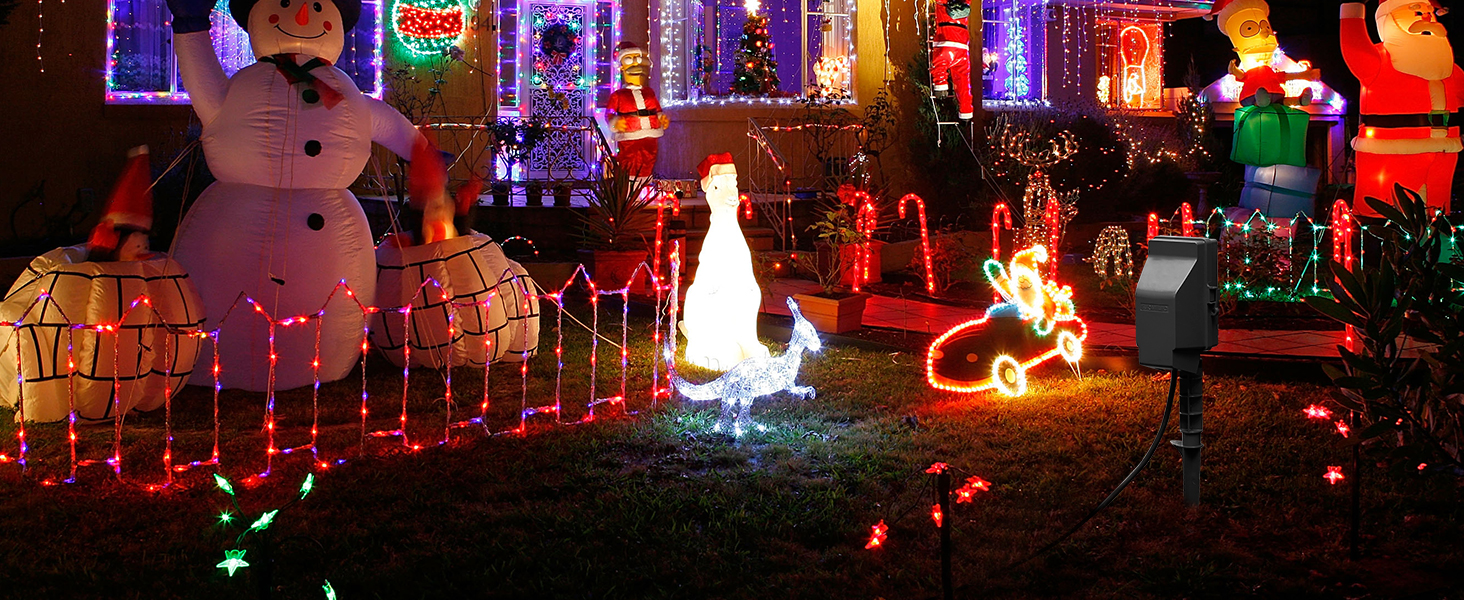 weatherproof power strip with extension cord