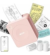 Nelko Sticker Printer, PM230 Print Pod Mini Printer Bluetooth Portabel Sticker Maker with 3 Rolls...