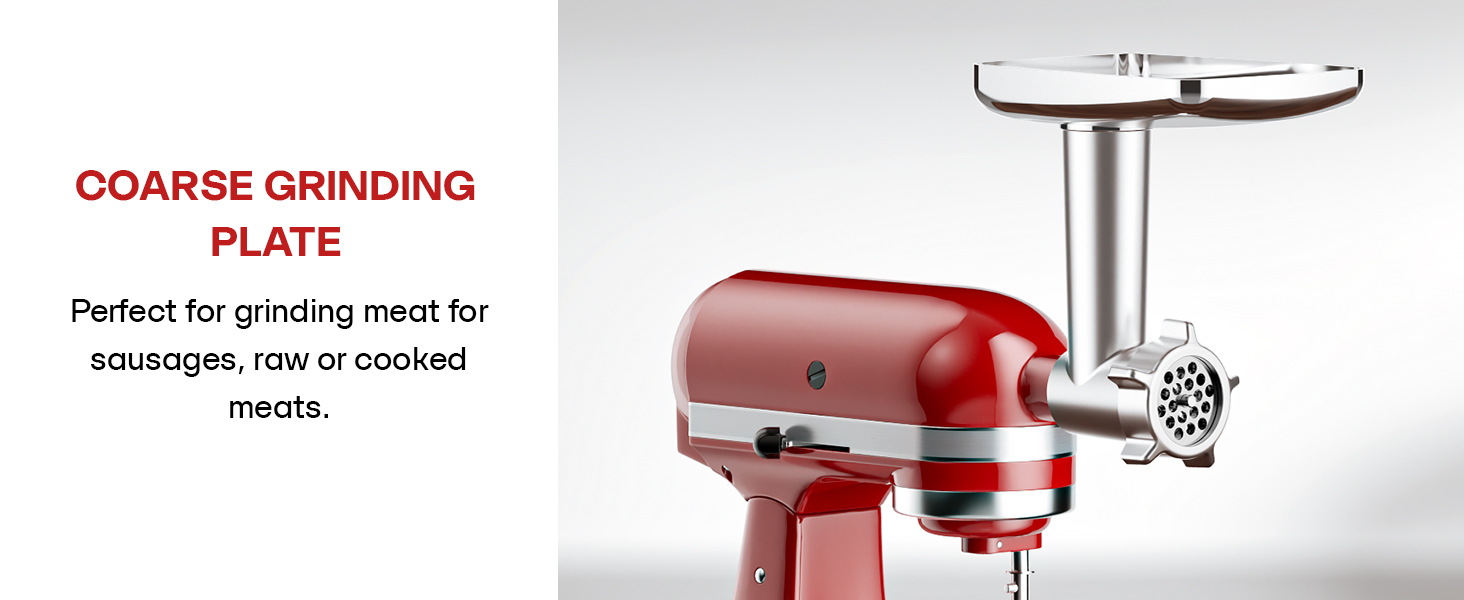 Metal Meat grinder attachment for KitchenAid Stand Mixers
