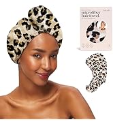 Kitsch Microfiber Hair Towel Wrap for Women - Microfiber Towel, Super Absorbent, Quick Dry, Anti-...
