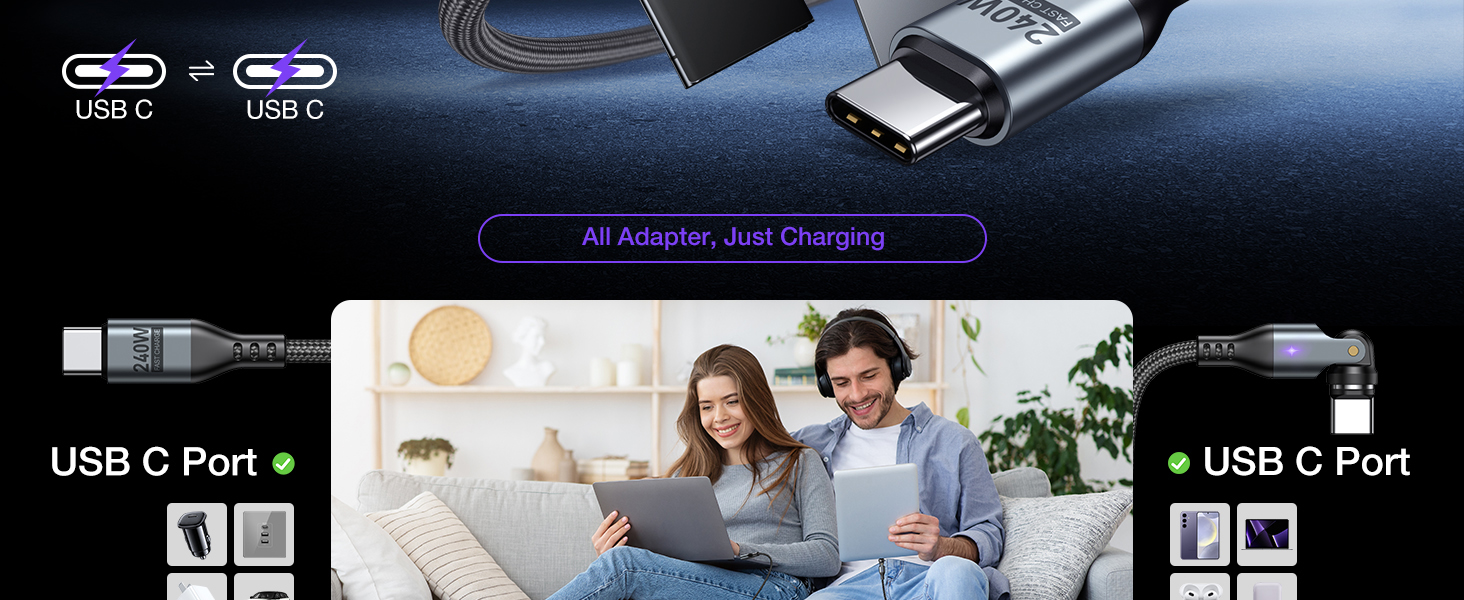 magnetic fast charging cable