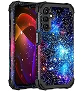 Miqala for Galaxy A15 5G Case,Glow in The Dark Three Layer Heavy Duty Shockproof Full Body Protec...