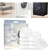 Shock Absorber Foot Pads: Prevents Washer &amp; Dryer from Moving, Reduce Noise, Anti-Vibration, Wash...